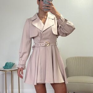 Angel and flare mini dress